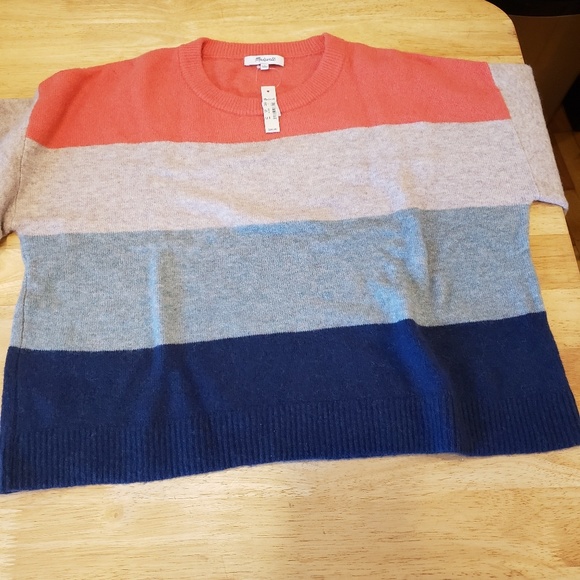 Madewell striped balloon sleeve sweater - Picture 6 of 8